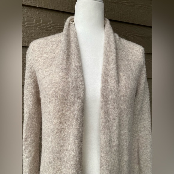 Anthropologie Sleeping on Snow wool Blend sweater long cardigan, size M - Picture 13 of 14